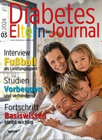 Titelbild der Ausgabe 3/2024 von Diabetes-Eltern-Journal. Diese Zeitschrift und viele weitere Elternzeitschriften und Tierzeitschriften als Abo oder epaper bei United Kiosk online kaufen.