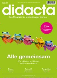 Titelbild der Ausgabe 2/2024 von didacta. Diese Zeitschrift und viele weitere Elternzeitschriften und Tierzeitschriften als Abo oder epaper bei United Kiosk online kaufen.