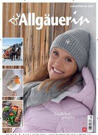 Titelbild der Ausgabe 1/2025 von Die Allgäuerin. Diese Zeitschrift und viele weitere Gartenzeitschriften und Wohnzeitschriften als Abo oder epaper bei United Kiosk online kaufen.