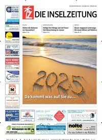 Titelbild der Ausgabe 140/2025 von Die Inselzeitung Mallorca. Diese Zeitschrift und viele weitere Zeitungsabos als Abo oder epaper bei United Kiosk online kaufen.