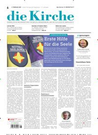 Titelbild der Ausgabe 6/2025 von Die Kirche. Diese Zeitschrift und viele weitere Kunstmagazine und Kulturmagazine als Abo oder epaper bei United Kiosk online kaufen.