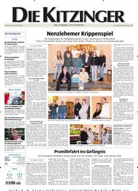 Titelbild der Ausgabe 297/2024 von Die Kitzinger. Diese Zeitschrift und viele weitere Zeitungsabos als Abo oder epaper bei United Kiosk online kaufen.