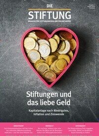 Titelbild der Ausgabe 4/2024 von DIE STIFTUNG. Diese Zeitschrift und viele weitere Businessmagazine als Abo oder epaper bei United Kiosk online kaufen.