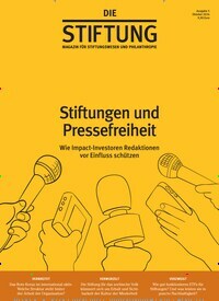 Titelbild der Ausgabe 5/2024 von DIE STIFTUNG. Diese Zeitschrift und viele weitere Businessmagazine als Abo oder epaper bei United Kiosk online kaufen.