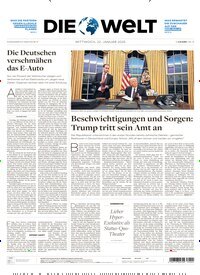 Titelbild der Ausgabe 15/2025 von Die Welt Gesamtausgabe. Diese Zeitschrift und viele weitere Zeitungsabos als Abo oder epaper bei United Kiosk online kaufen.