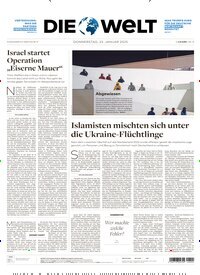 Titelbild der Ausgabe 16/2025 von Die Welt Gesamtausgabe. Diese Zeitschrift und viele weitere Zeitungsabos als Abo oder epaper bei United Kiosk online kaufen.