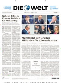 Titelbild der Ausgabe 52/2025 von Die Welt Gesamtausgabe. Diese Zeitschrift und viele weitere Zeitungsabos als Abo oder epaper bei United Kiosk online kaufen.