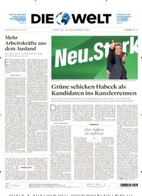 Titelbild der Ausgabe 224/2024 von Die Welt Gesamtausgabe. Diese Zeitschrift und viele weitere Zeitungsabos als Abo oder epaper bei United Kiosk online kaufen.