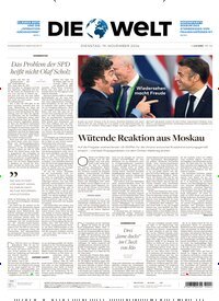 Titelbild der Ausgabe 225/2024 von Die Welt Gesamtausgabe. Diese Zeitschrift und viele weitere Zeitungsabos als Abo oder epaper bei United Kiosk online kaufen.