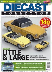 Titelbild der Ausgabe 3/2025 von Diecast Collector. Diese Zeitschrift und viele weitere Computerzeitschriften, Tabletmagazine und Smartphonemagazine als Abo oder epaper bei United Kiosk online kaufen.