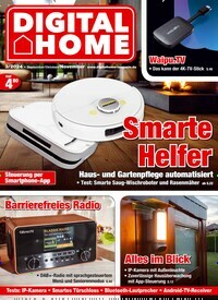 Titelbild der Ausgabe 3/2024 von Digital Home. Diese Zeitschrift und viele weitere Audiomagazine, Filmmagazine und Fotozeitschriften als Abo oder epaper bei United Kiosk online kaufen.