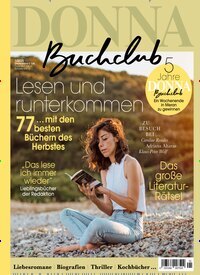 Titelbild der Ausgabe 1/2025 von Donna Buchclub. Diese Zeitschrift und viele weitere Frauenzeitschriften als Abo oder epaper bei United Kiosk online kaufen.