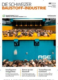 Titelbild der Ausgabe 5/2024 von DSB - Die Schweizer Baustoff-Industrie. Diese Zeitschrift und viele weitere Architekturzeitschriften und Bauzeitschriften als Abo oder epaper bei United Kiosk online kaufen.