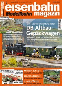 Titelbild der Ausgabe 2/2025 von eisenbahn magazin. Diese Zeitschrift und viele weitere Reisemagazine, Freizeitmagazine und Wissensmagazine als Abo oder epaper bei United Kiosk online kaufen.