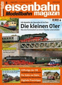 Titelbild der Ausgabe 8/2024 von eisenbahn magazin. Diese Zeitschrift und viele weitere Reisemagazine, Freizeitmagazine und Wissensmagazine als Abo oder epaper bei United Kiosk online kaufen.