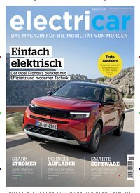 Titelbild der Ausgabe 1/2025 von electricar. Diese Zeitschrift und viele weitere Audiomagazine, Filmmagazine und Fotozeitschriften als Abo oder epaper bei United Kiosk online kaufen.