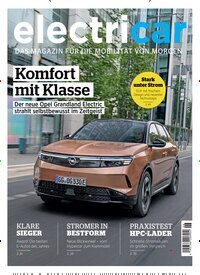 Titelbild der Ausgabe 6/2024 von electricar. Diese Zeitschrift und viele weitere Audiomagazine, Filmmagazine und Fotozeitschriften als Abo oder epaper bei United Kiosk online kaufen.