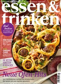 Titelbild der Ausgabe 3/2025 von essen & trinken. Diese Zeitschrift und viele weitere Kochzeitschriften und Backzeitschriften als Abo oder epaper bei United Kiosk online kaufen.