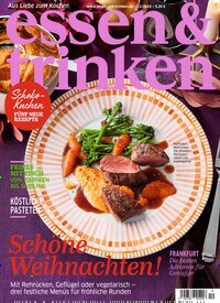 Titelbild der Ausgabe 12/2024 von essen & trinken. Diese Zeitschrift und viele weitere Kochzeitschriften und Backzeitschriften als Abo oder epaper bei United Kiosk online kaufen.