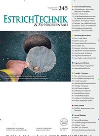 Titelbild der Ausgabe 245/2025 von EstrichTechnik & Fußbodenbau. Diese Zeitschrift und viele weitere Architekturzeitschriften und Bauzeitschriften als Abo oder epaper bei United Kiosk online kaufen.