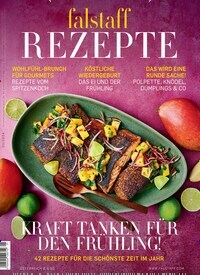 Titelbild der Ausgabe 1/2024 von falstaff Rezepte. Diese Zeitschrift und viele weitere Kochzeitschriften und Backzeitschriften als Abo oder epaper bei United Kiosk online kaufen.