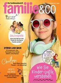 Titelbild der Ausgabe 9/2024 von familie & co. Diese Zeitschrift und viele weitere Elternzeitschriften und Tierzeitschriften als Abo oder epaper bei United Kiosk online kaufen.