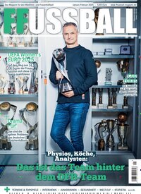 Titelbild der Ausgabe 1/2025 von FFussball Magazin. Diese Zeitschrift und viele weitere Sportmagazine als Abo oder epaper bei United Kiosk online kaufen.