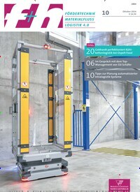 Titelbild der Ausgabe 10/2024 von f+h fördern und heben. Diese Zeitschrift und viele weitere Logistikmagazine und Medienmagazine als Abo oder epaper bei United Kiosk online kaufen.