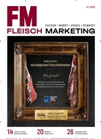 Titelbild der Ausgabe 5/2024 von Fleisch Marketing. Diese Zeitschrift und viele weitere Gastronomiezeitschriften, Fashionmagazine, Beautymagazine als Abo oder epaper bei United Kiosk online kaufen.