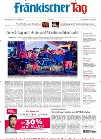 Titelbild der Ausgabe 296/2024 von Fränkischer Tag Bamberg. Diese Zeitschrift und viele weitere Zeitungsabos als Abo oder epaper bei United Kiosk online kaufen.