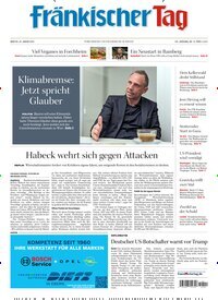 Titelbild der Ausgabe 15/2025 von Fränkischer Tag Forchheim. Diese Zeitschrift und viele weitere Zeitungsabos als Abo oder epaper bei United Kiosk online kaufen.