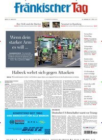 Titelbild der Ausgabe 15/2025 von Fränkischer Tag Haßberge. Diese Zeitschrift und viele weitere Zeitungsabos als Abo oder epaper bei United Kiosk online kaufen.