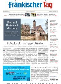 Titelbild der Ausgabe 15/2025 von Fränkischer Tag Landkreis Lichtenfels. Diese Zeitschrift und viele weitere Zeitungsabos als Abo oder epaper bei United Kiosk online kaufen.