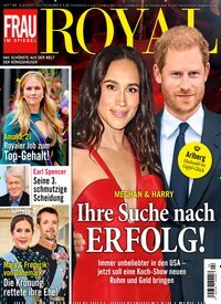 Titelbild der Ausgabe 4/2025 von Frau im Spiegel Royal. Diese Zeitschrift und viele weitere Frauenzeitschriften als Abo oder epaper bei United Kiosk online kaufen.