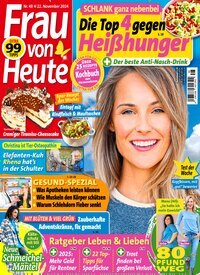 Titelbild der Ausgabe 48/2024 von Frau von heute. Diese Zeitschrift und viele weitere Frauenzeitschriften als Abo oder epaper bei United Kiosk online kaufen.