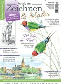 Titelbild der Ausgabe 75/2024 von Freude am Zeichnen & Malen. Diese Zeitschrift und viele weitere Elternzeitschriften und Tierzeitschriften als Abo oder epaper bei United Kiosk online kaufen.