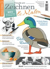 Titelbild der Ausgabe 76/2024 von Freude am Zeichnen & Malen. Diese Zeitschrift und viele weitere Elternzeitschriften und Tierzeitschriften als Abo oder epaper bei United Kiosk online kaufen.