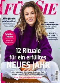 Titelbild der Ausgabe 1/2025 von Für Sie. Diese Zeitschrift und viele weitere Frauenzeitschriften als Abo oder epaper bei United Kiosk online kaufen.