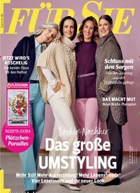 Titelbild der Ausgabe 22/2024 von Für Sie. Diese Zeitschrift und viele weitere Frauenzeitschriften als Abo oder epaper bei United Kiosk online kaufen.