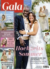 Titelbild der Ausgabe 37/2024 von Gala. Diese Zeitschrift und viele weitere Lifestylemagazine und Peoplemagazine als Abo oder epaper bei United Kiosk online kaufen.