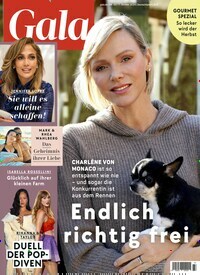 Titelbild der Ausgabe 43/2024 von Gala. Diese Zeitschrift und viele weitere Lifestylemagazine und Peoplemagazine als Abo oder epaper bei United Kiosk online kaufen.