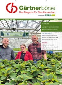 Titelbild der Ausgabe 6/2024 von GB Gärtnerbörse. Diese Zeitschrift und viele weitere Naturzeitschriften, Landwirtschaftszeitungen und Umweltmagazine als Abo oder epaper bei United Kiosk online kaufen.