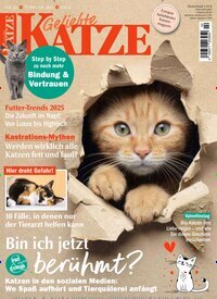 Titelbild der Ausgabe 2/2025 von Geliebte Katze. Diese Zeitschrift und viele weitere Elternzeitschriften und Tierzeitschriften als Abo oder epaper bei United Kiosk online kaufen.