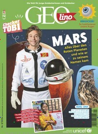 Titelbild der Ausgabe 9/2024 von GEOlino. Diese Zeitschrift und viele weitere Jugendzeitschriften und Kinderzeitschriften als Abo oder epaper bei United Kiosk online kaufen.