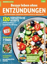 Titelbild der Ausgabe 1/2024 von Gesund & Vital. Diese Zeitschrift und viele weitere Elternzeitschriften und Tierzeitschriften als Abo oder epaper bei United Kiosk online kaufen.