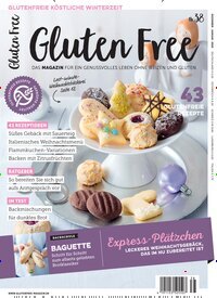 Titelbild der Ausgabe 38/2025 von Gluten Free. Diese Zeitschrift und viele weitere Kochzeitschriften und Backzeitschriften als Abo oder epaper bei United Kiosk online kaufen.