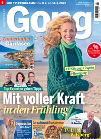 Titelbild der Ausgabe 6/2025 von Gong. Diese Zeitschrift und viele weitere Programmzeitschriften als Abo oder epaper bei United Kiosk online kaufen.