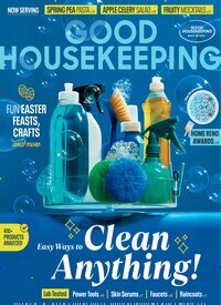 Titelbild der Ausgabe 2/2025 von Good housekeeping USA. Diese Zeitschrift und viele weitere Frauenzeitschriften als Abo oder epaper bei United Kiosk online kaufen.