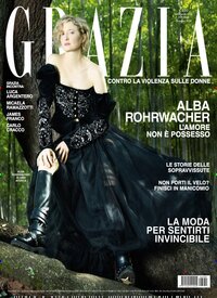 Titelbild der Ausgabe 34/2024 von Grazia Italien. Diese Zeitschrift und viele weitere Frauenzeitschriften als Abo oder epaper bei United Kiosk online kaufen.