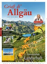 Titelbild der Ausgabe 1/2024 von Griaß di Allgäu. Diese Zeitschrift und viele weitere Gartenzeitschriften und Wohnzeitschriften als Abo oder epaper bei United Kiosk online kaufen.